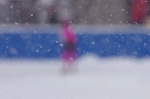 雪が…