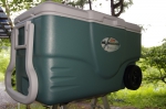 Coleman AE ホイールクーラー/50QT グリーン 外観