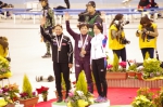 女子1000m表彰台