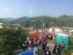 現場到着