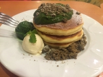 宇治抹茶のパンケーキ