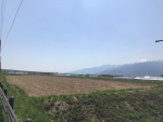 甲斐駒ヶ岳と富士山