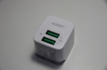 AUKEY USB充電器 ACアダプター 2ポート 超小型 折りたたみ式